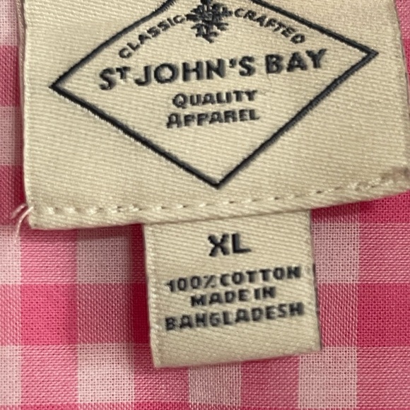 Pink check button-up blouse - Picture 10 of 10